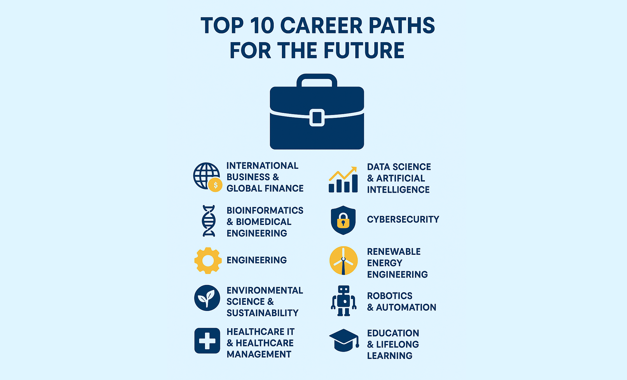 Top 10 Career Paths for the Future: Preparing for a Changing World